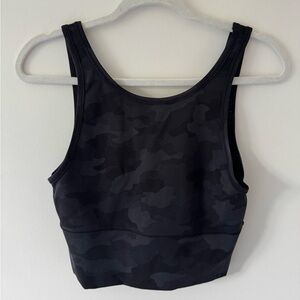 Black Camouflage Lululemon Sports Bra